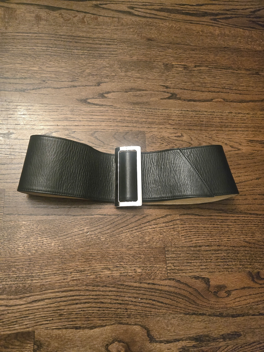Betsey Johnson Wide Leather Belt Pirate Vintage 80s
